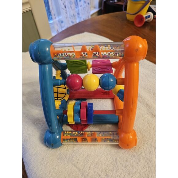 Vintage Infantino Flip & Spin Activity Triangle Sensory Motor Development Toy - Picture 4 of 6